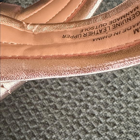 Talbots Metallic Gold Slide Sandals - Picture 7 of 7